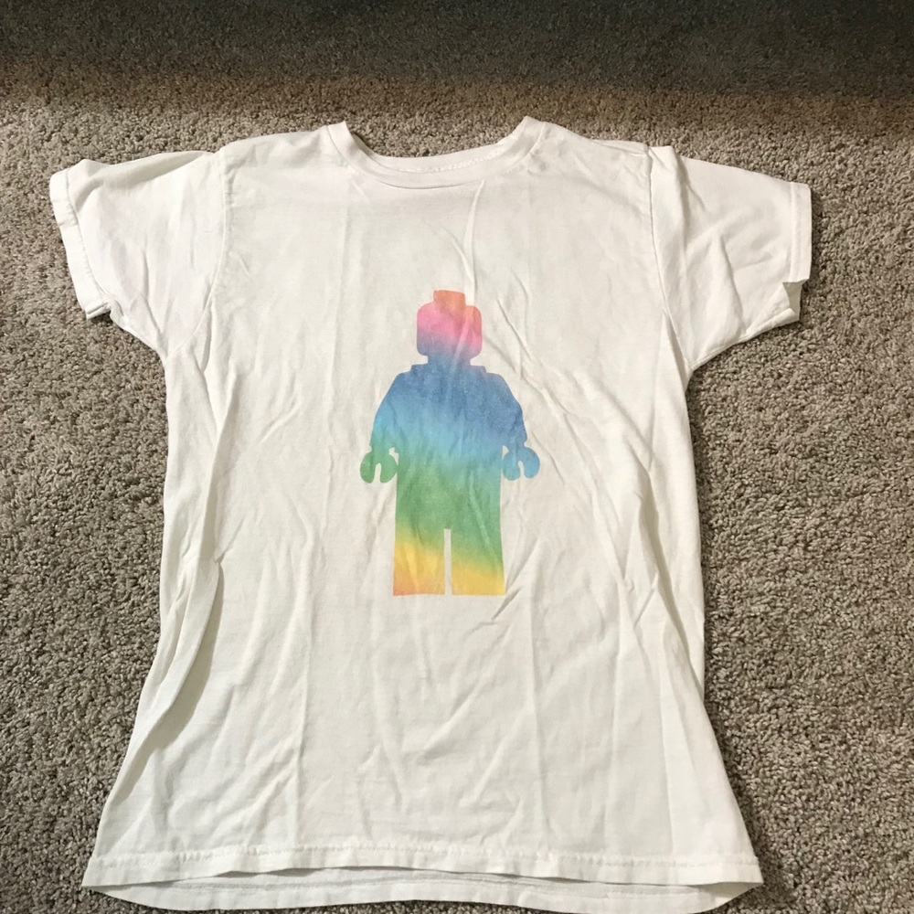 Fun Rainbow LEGO shirt